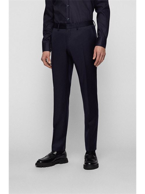 Pantaloni extra slim fit in serge di lana vergine BOSS | 50469184 H-WENTEN-B1.401